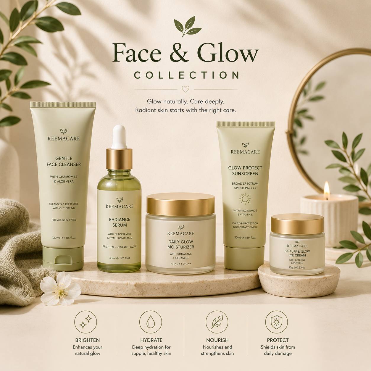 Face and Glow Collections